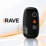 iRAVE 二回機 加熱菸主機 黑色-一彈二抽-觸控螢幕-相容TEREA-SENTIA-日本原裝現貨
